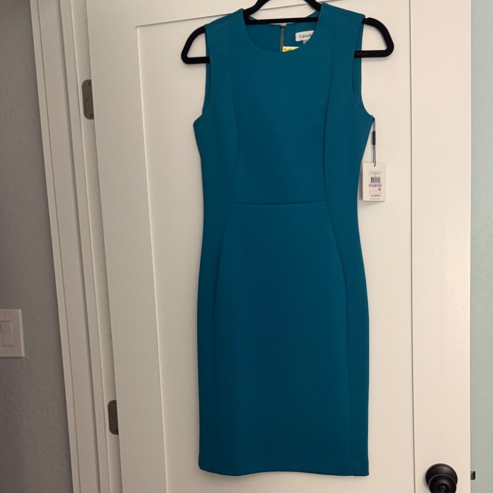 Calvin Klein Teal Midi Dress